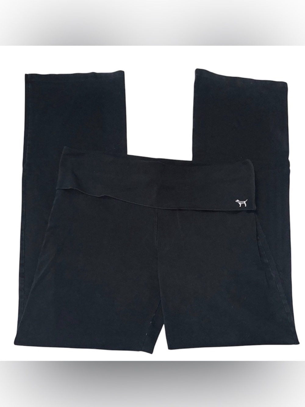 Y2K! VS PINK Fold Over Flare Yoga Pants!